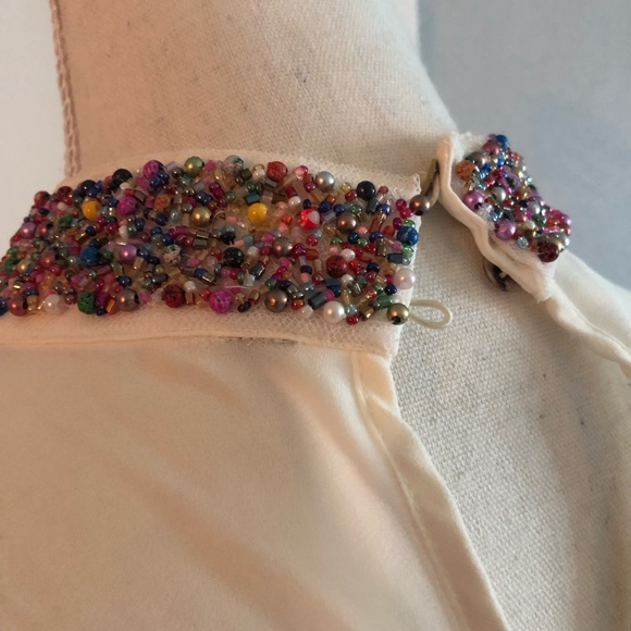 Zara Beaded Neck Top - Picture 2 of 4